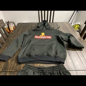 Supreme Jogging top and bottom.